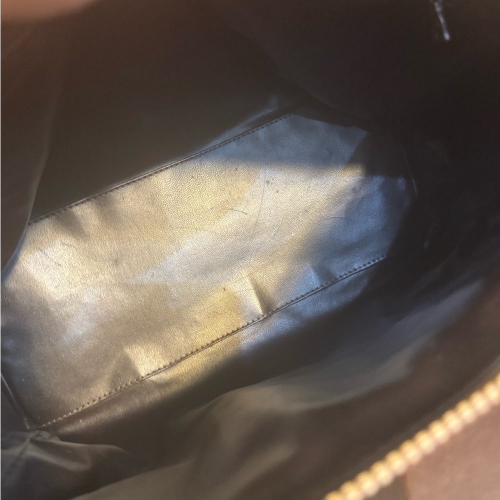 Celine Brown Monogram Boston-Style Top-Handle Bag - Picture 10 of 12